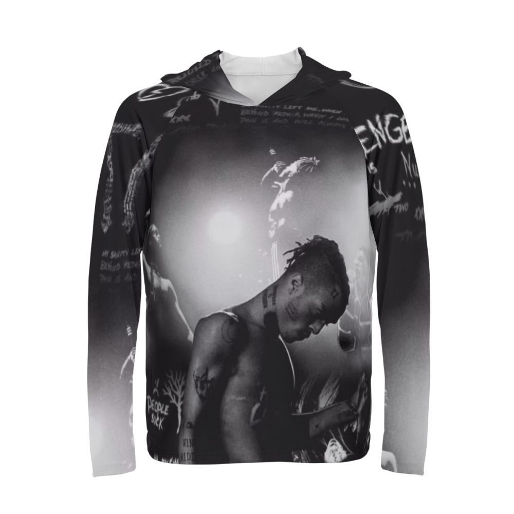 Hiphop Never Die-XXXTENTACION Men's Custom Sun Protection Shirts Long Sleeve
