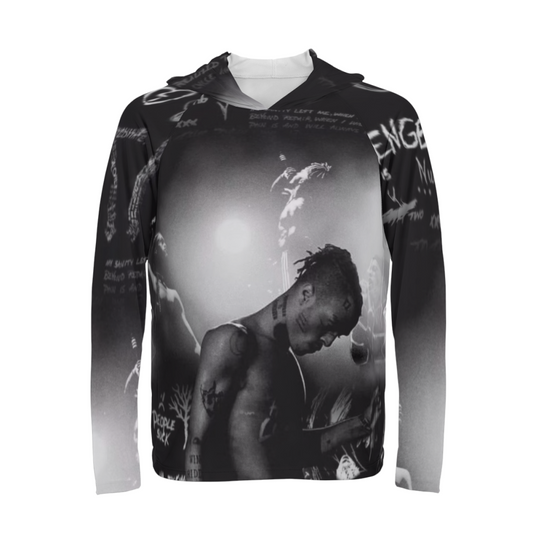 Hiphop Never Die-XXXTENTACION Men's Custom Sun Protection Shirts Long Sleeve