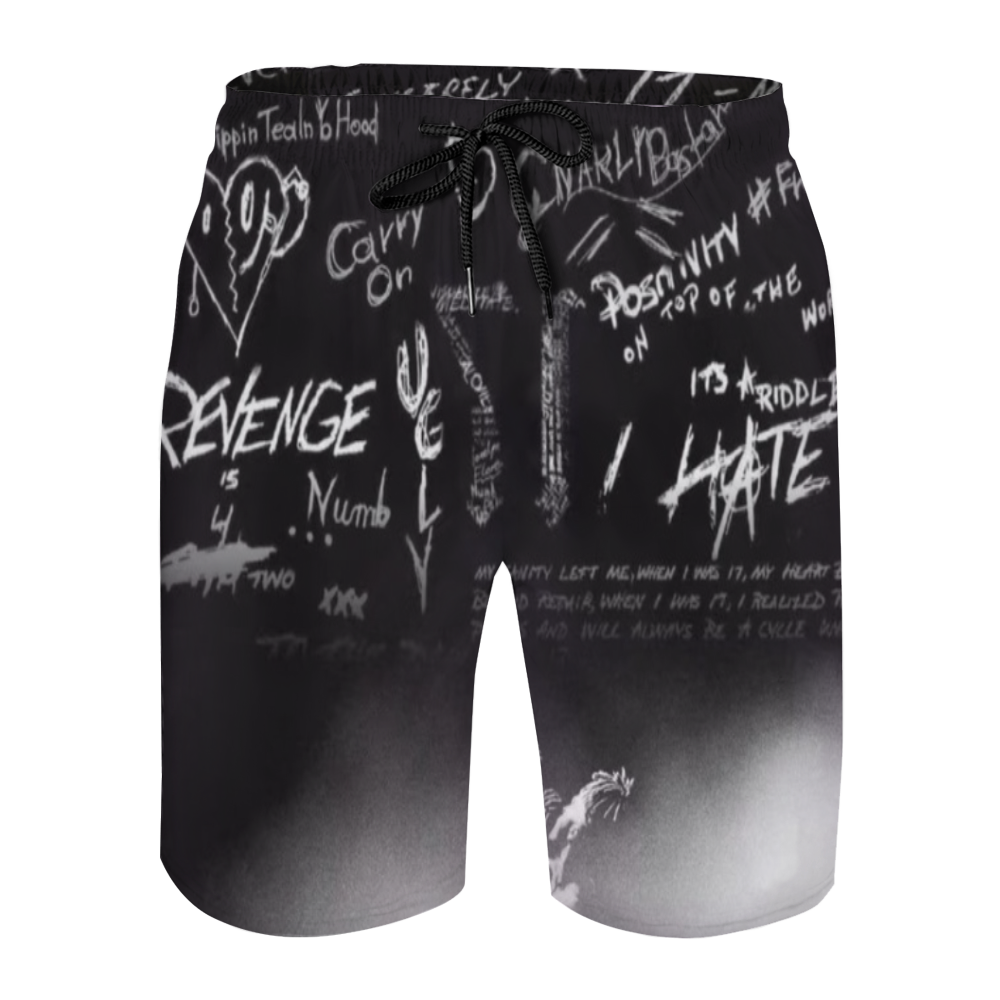 Hiphop Never Die-XXXTENTACION Custom Beach Shorts