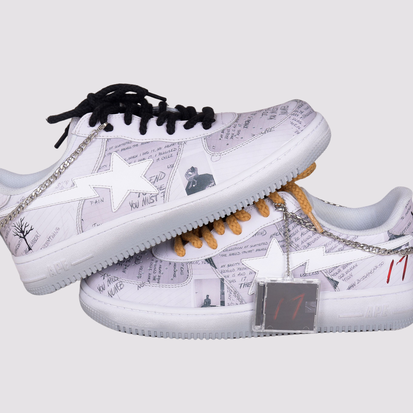 《17》——XXXTENTACION Custom Shoes