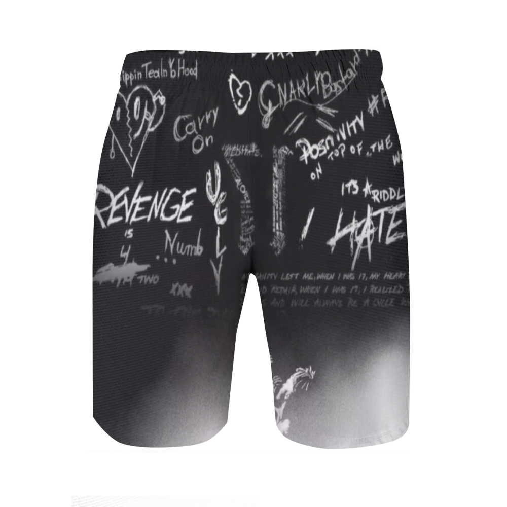 Hiphop Never Die-XXXTENTACION Custom Beach Shorts