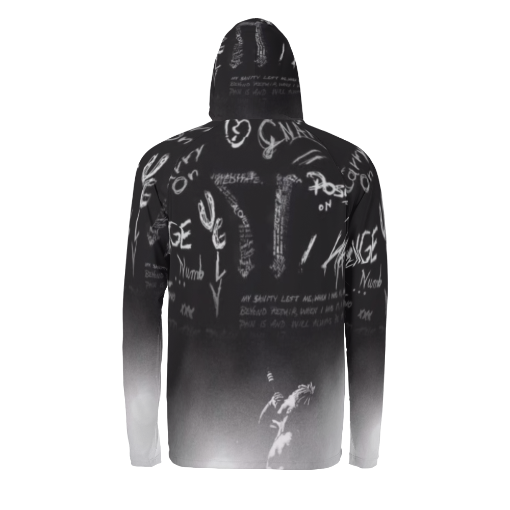 Hiphop Never Die-XXXTENTACION Men's Custom Sun Protection Shirts Long Sleeve
