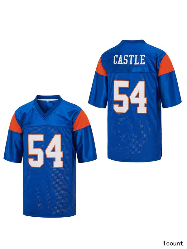 Blue Mountain State 7 Alex Moran 54 Thad Castle Football Jersey