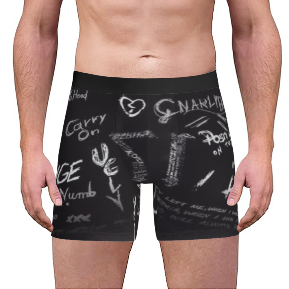 Hiphop Never Die-XXXTENTACION Men‘s Custom boxers
