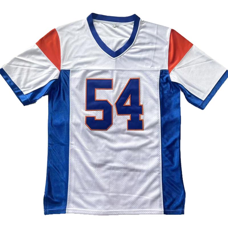 Blue Mountain State 7 Alex Moran 54 Thad Castle Football Jersey