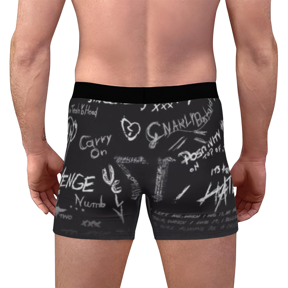 Hiphop Never Die-XXXTENTACION Men‘s Custom boxers