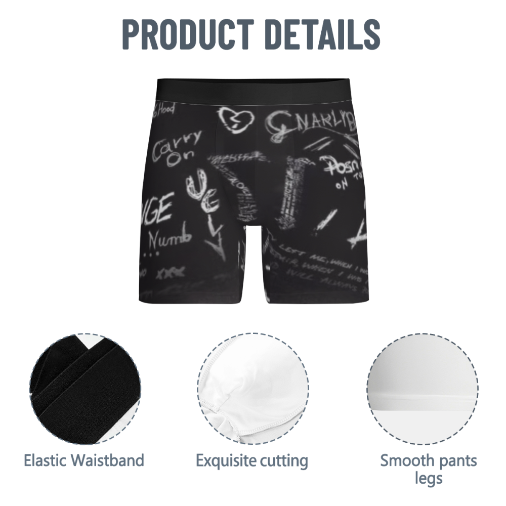 Hiphop Never Die-XXXTENTACION Men‘s Custom boxers