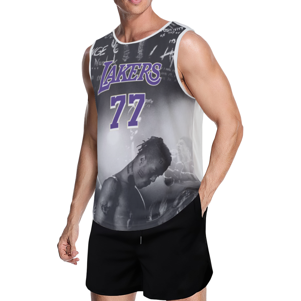 Hiphop Never Die-XXXTENTACION Vintage Custom Basketball Jersey