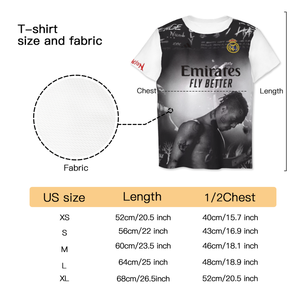 Hiphop Never Die-XXXTENTACION Vintage Custom Kids Jersey