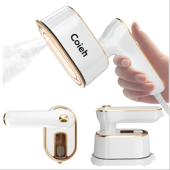 Portable Steam Iron - Compact Travel Clothes Steamer 1200w