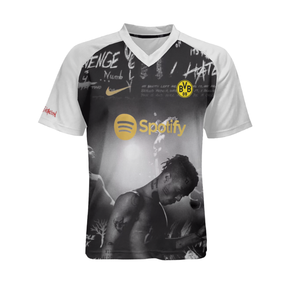 Hiphop Never Die-XXXTENTACION Vintage Custom Soccer Jersey