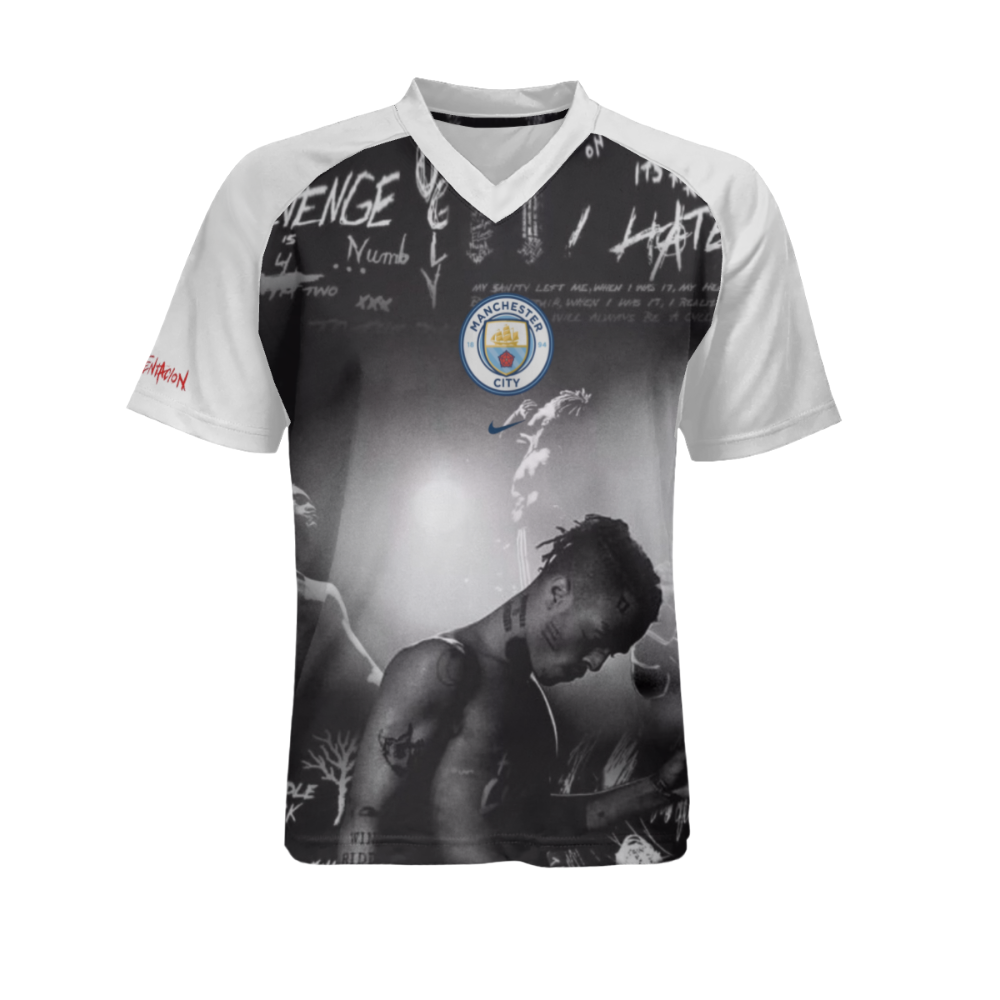 Hiphop Never Die-XXXTENTACION Vintage Custom Soccer Jersey