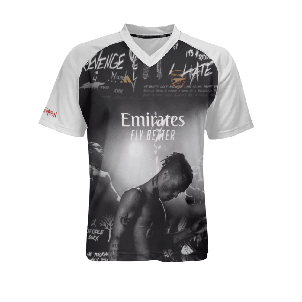 Hiphop Never Die-XXXTENTACION Vintage Custom Soccer Jersey
