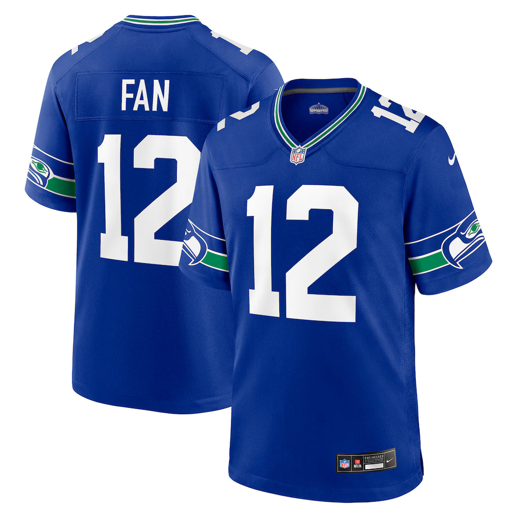 Seattle Seahawks Blue Royal Alternate Game Jersey