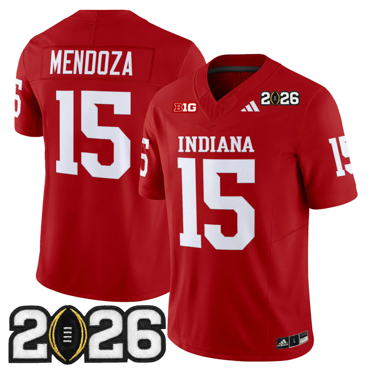 IND 2026 CFP Final Patch Vapor Limited Jersey V2 - Mendoza-All Stitched