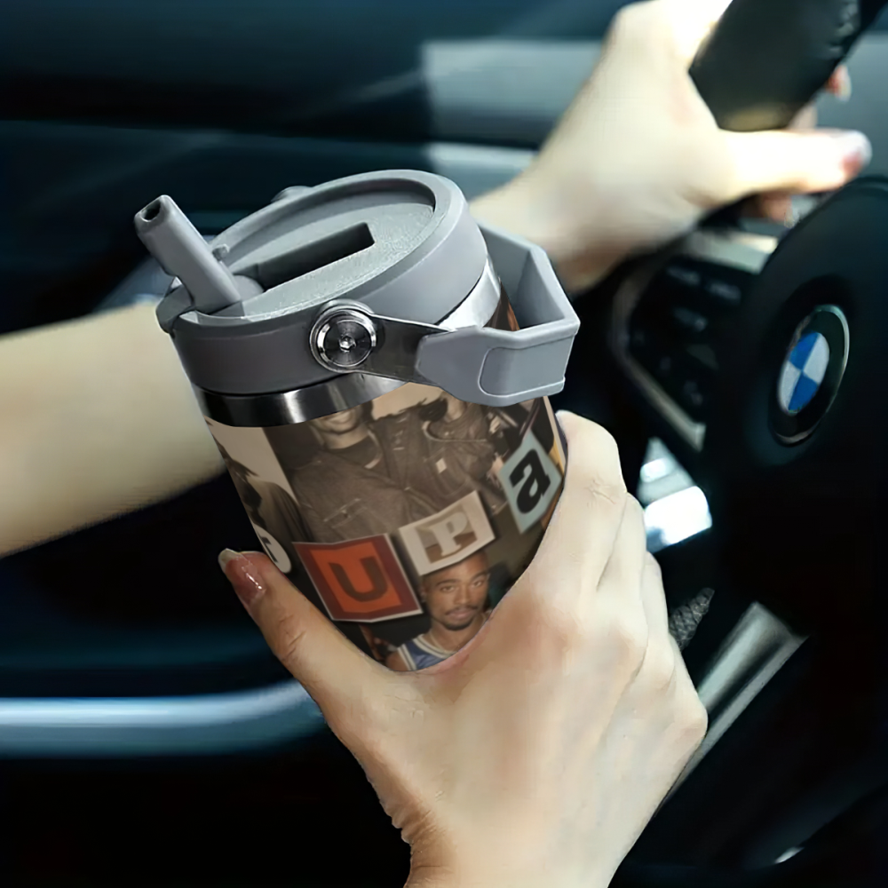 Tupac Never Die - Hiphop Legends Custom Cup 30oz - Coieh