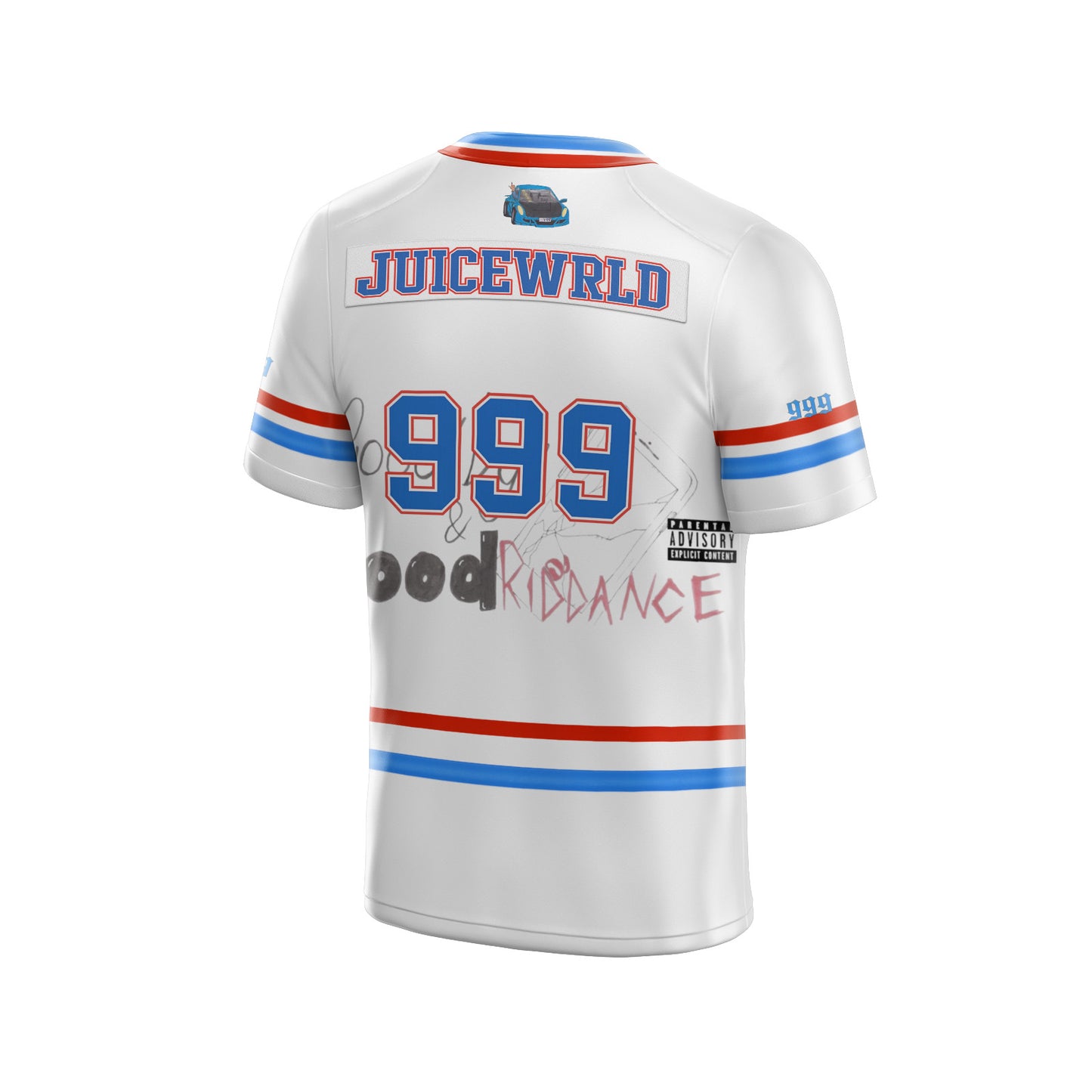 JuiceWrld&Football Custom Embroidered Jersey