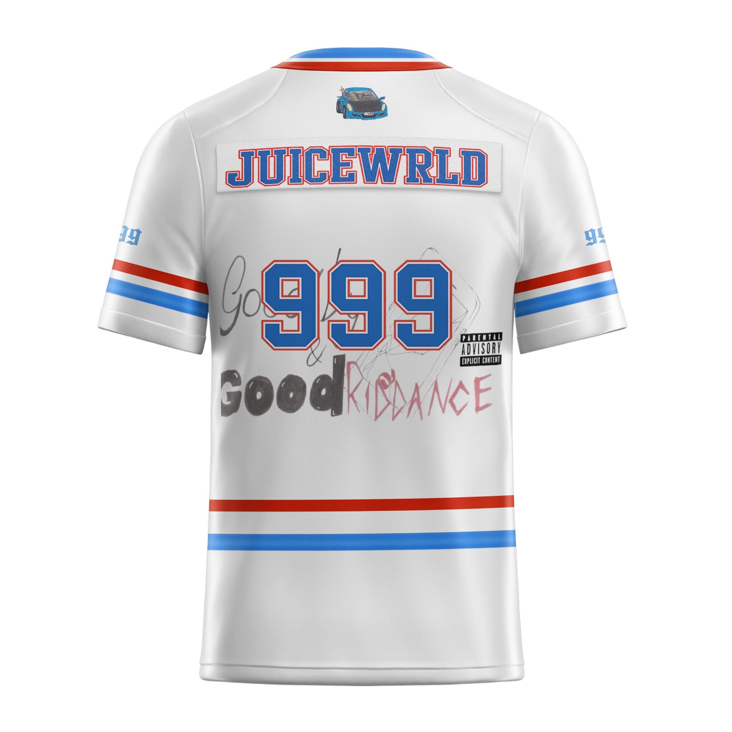 JuiceWrld&Football Custom Embroidered Jersey