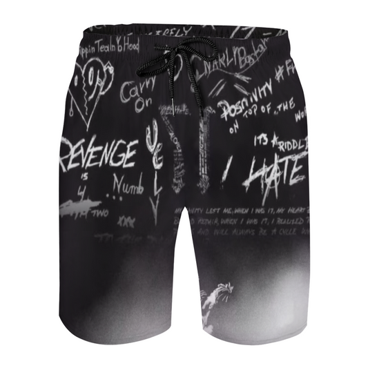 Hiphop Never Die-XXXTENTACION Custom Beach Shorts