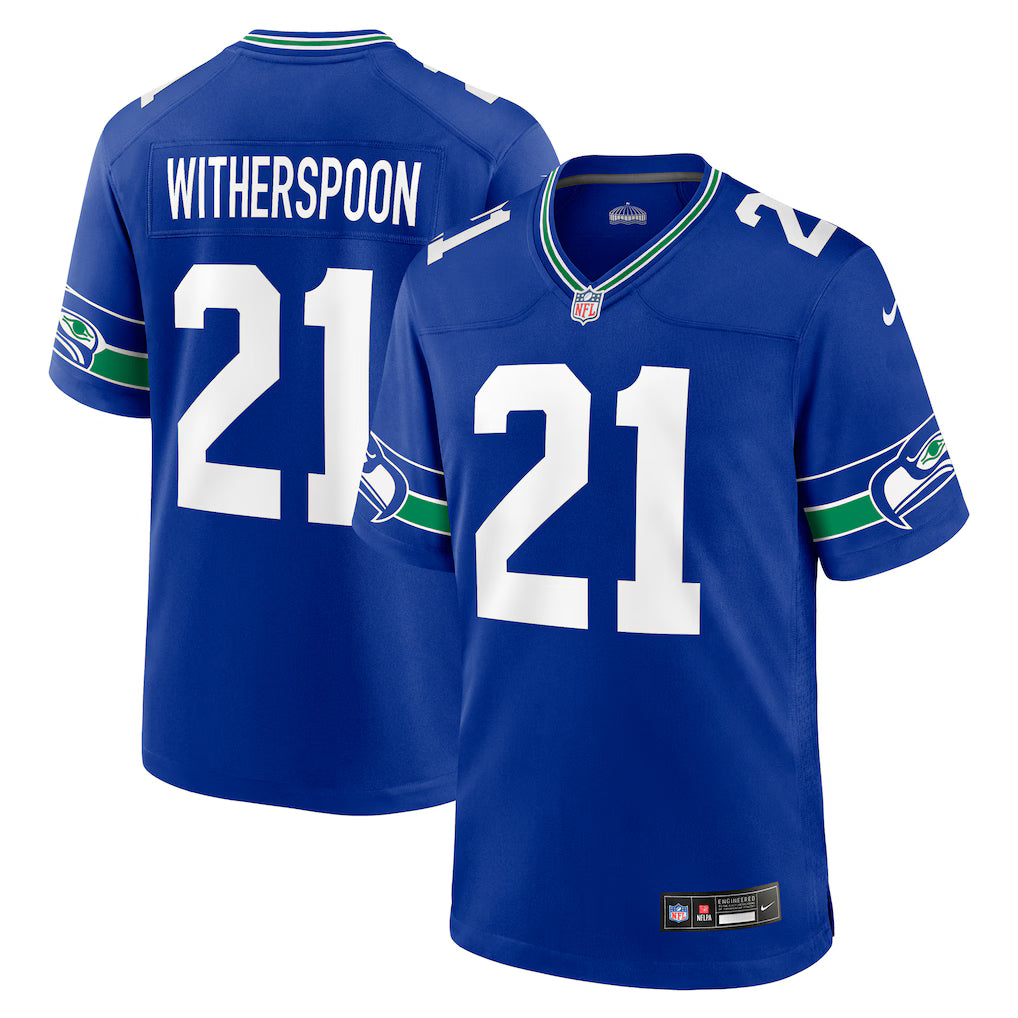 Seattle Seahawks Blue Royal Alternate Game Jersey