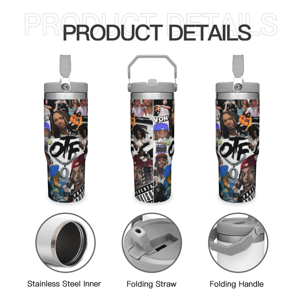 King Von Never Die - Hiphop Legends Custom Cup 30oz - Coieh