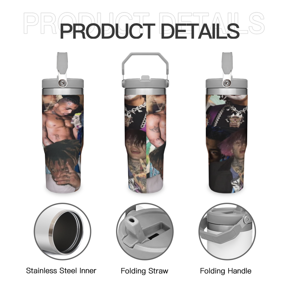 3 Legends Never Die - XXXTENTACION+JuiceWrld+Lilpeep Custom Cup 30oz - Coieh