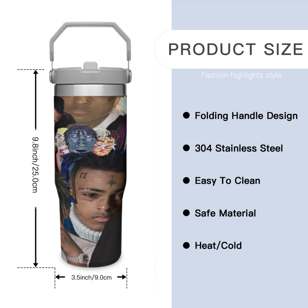 3 Legends Never Die - XXXTENTACION+JuiceWrld+Lilpeep Custom Cup 30oz - Coieh