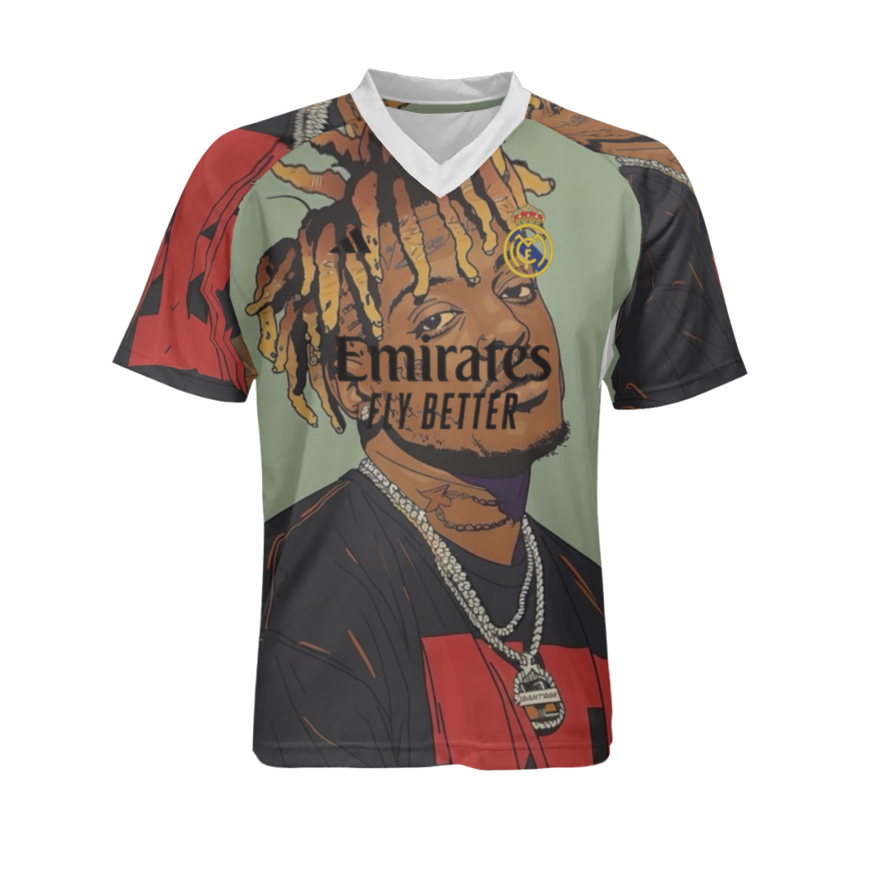 Free Shipping🔥PAINT GREEN-JUICE WRLD Vintage Custom Soccer Jersey