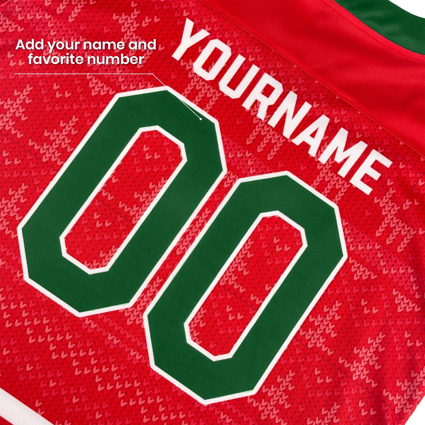 50% OFF🔥Family Christmas Custom Hockey Jersey