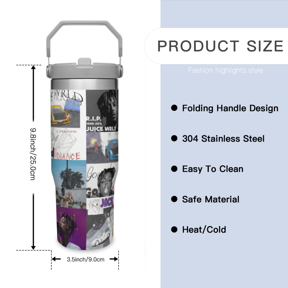 Juice Wrld Never Die - Hiphop Legends Custom Cup 30oz - Coieh