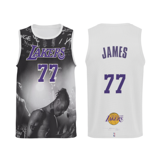 Hiphop Never Die-XXXTENTACION Vintage Custom Basketball Jersey