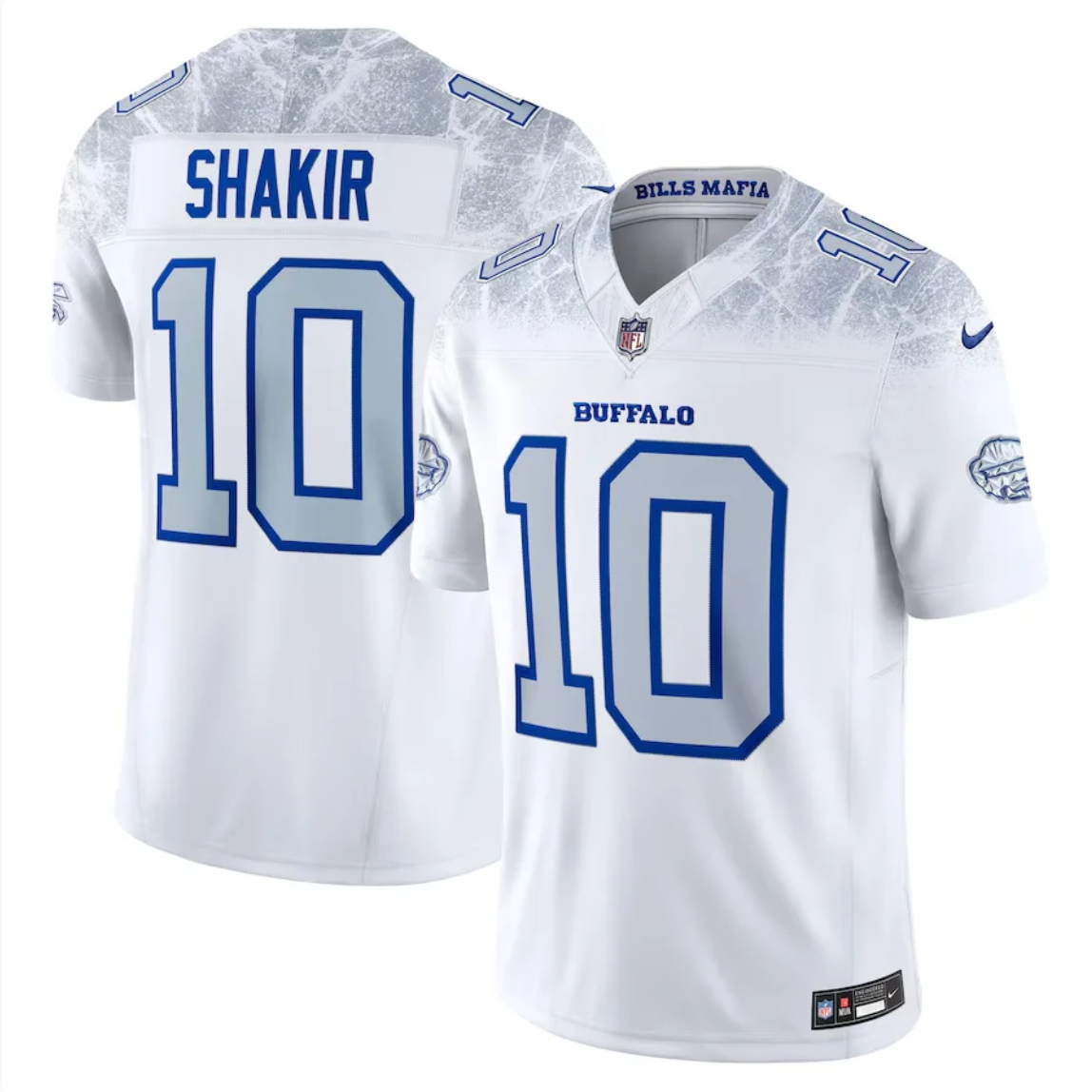 Buffalo Bills White 2025 Rivalries Collection Limited Jersey