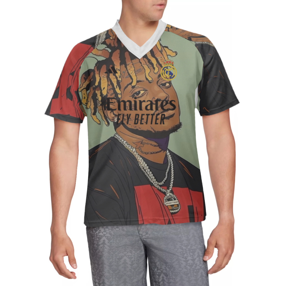 Free Shipping🔥PAINT GREEN-JUICE WRLD Vintage Custom Soccer Jersey