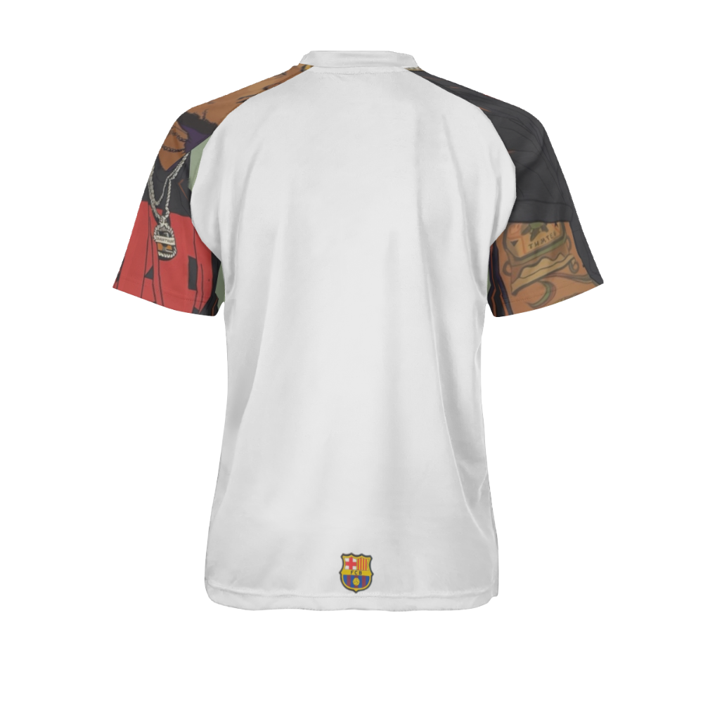 Free Shipping🔥PAINT GREEN-JUICE WRLD Vintage Custom Soccer Jersey
