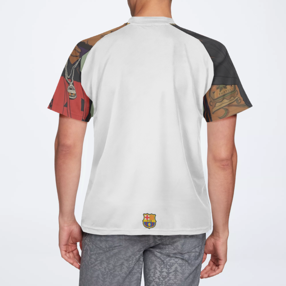 Free Shipping🔥PAINT GREEN-JUICE WRLD Vintage Custom Soccer Jersey