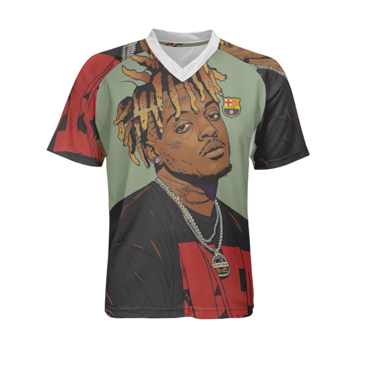 Free Shipping🔥PAINT GREEN-JUICE WRLD Vintage Custom Soccer Jersey