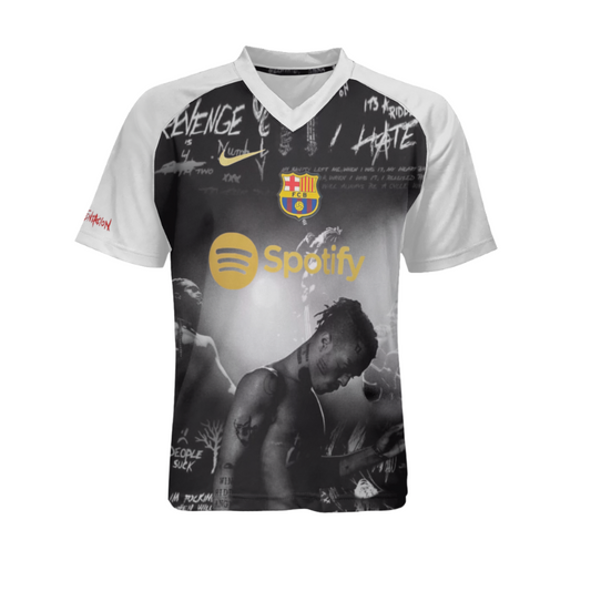 Hiphop Never Die-XXXTENTACION Vintage Custom Soccer Jersey